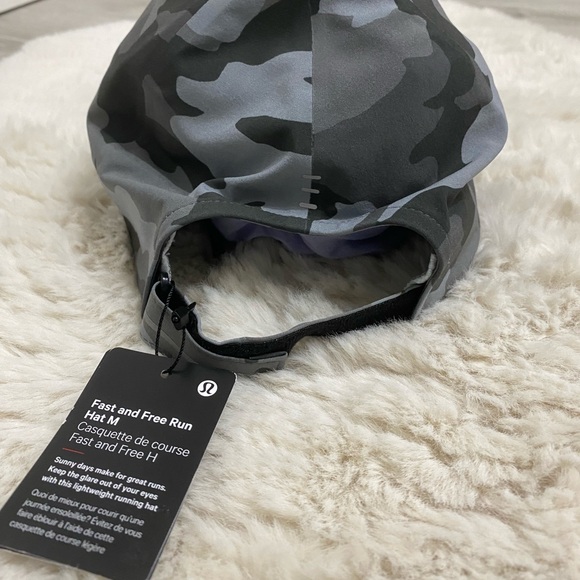 New with tags Lululemon Fast and Free Run Camo Hat - One Size - Picture 4 of 7
